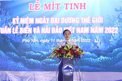 Mít tinh hưởng ứng Tuần lễ Biển và Hải đảo Việt Nam, kỷ niệm Ngày Đại dương thế giới năm 2022