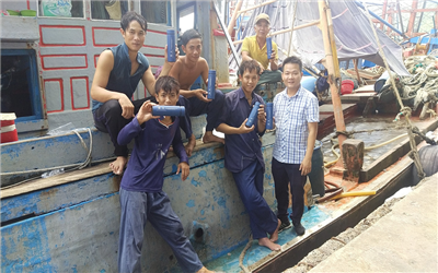 Mô hình thí điểm quản lý rác thải nhựa cho tàu cá, cảng cá theo phụ lục V Công ước Marpol