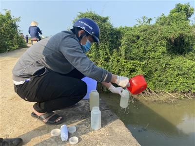 Một doanh nghiệp xả thải có thông số Xyanua vượt quy chuẩn hơn 20 lần