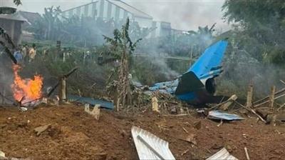 Một máy bay quân sự rơi tại tỉnh Quảng Nam, hai phi công kịp bung dù