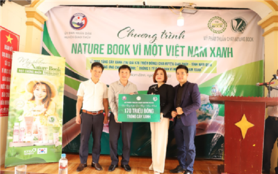Mỹ phẩm thuần chay Nature Book chung tay vì một Việt Nam xanh
