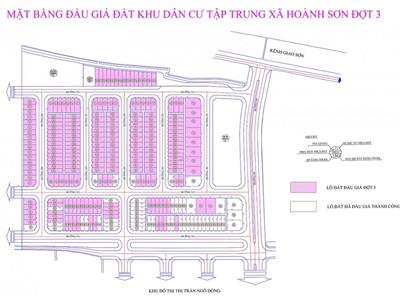 Nam Định: Đấu giá 209 lô đất ở xã Hoành Sơn