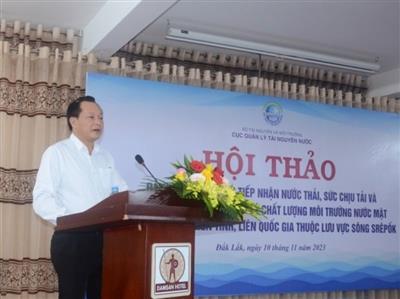 Nâng cao chất lượng môi trường nước mặt các sông liên tỉnh, liên quốc gia thuộc lưu vực sông Srêpốk
