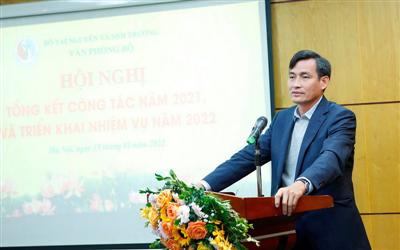 Nâng cao chất lượng tham mưu, tổng hợp phục vụ đắc lực công tác chỉ đạo, điều hành của Lãnh đạo Bộ TN&MT
