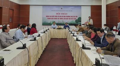 Nâng cao kiến thức bảo vệ môi trường cho hệ thống Liên hiệp Hội Việt Nam