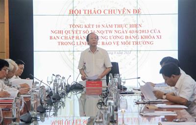 Nghị quyết số 24-NQ/TW - Bước tiến lớn trong hoàn thiện thể chế chính sách, pháp luật về bảo vệ môi trường