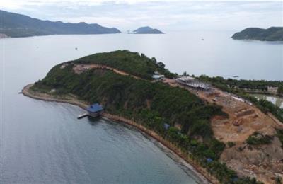 Nha Trang nói gì về vi phạm của dự án khu du lịch Trí Nguyên trên đảo Hòn Miễu?
