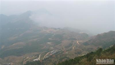 Nhiệt độ tại Mẫu Sơn giảm xuống còn 4,5 độ C