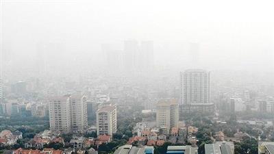 Nhiều tỉnh thành phía Bắc bị ô nhiễm không khí nghiêm trọng