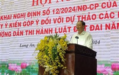 Những ý kiến được quan tâm tại Hội nghị hướng dẫn thi hành Luật Đất đai năm 2024