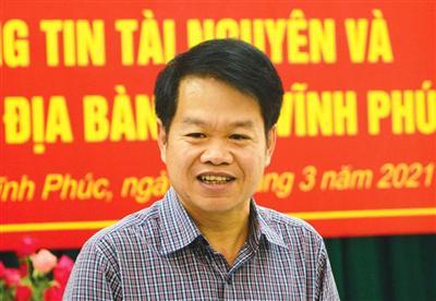 Ông Nguyễn Kim Tuấn giữ chức vụ Giám đốc Sở TN&MT tỉnh Vĩnh Phúc