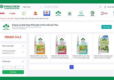 Phân bón Nông nghiệp đô thị Supe Lâm Thao chính thức lên sàn Vinachemart