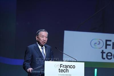 Phát biểu của Tổng Bí thư, Chủ tịch nước Tô Lâm tại Diễn đàn Doanh nghiệp đổi mới, sáng tạo Pháp ngữ Franco Tech