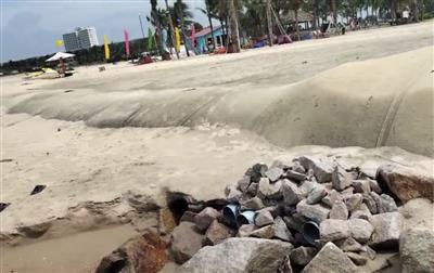 Phát hiện nhiều ống xả thải ra biển Hồ Tràm, Bà Rịa - Vũng Tàu