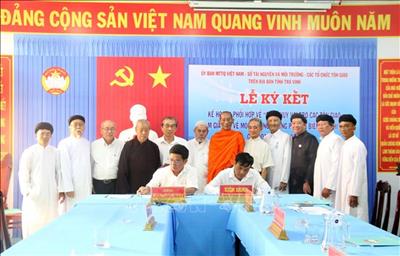 Phát huy vai trò các tôn giáo tham gia bảo vệ môi trường, ứng phó biến đổi khí hậu