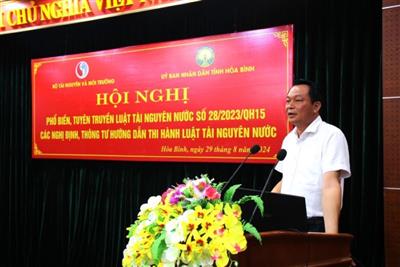 Phổ biến, tuyên truyền Luật Tài nguyên nước 2023 và các Nghị định, Thông tư hướng dẫn thi hành Luật
