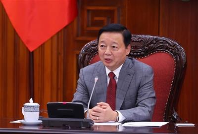 Phó Thủ tướng Trần Hồng Hà làm việc với đoàn đại biểu Nghiệp đoàn giới chủ Pháp