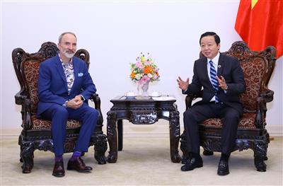 Phó Thủ tướng Trần Hồng Hà tiếp chuyên gia hàng đầu thế giới về chuyển đổi số