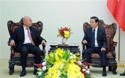 Phó Thủ tướng Trần Hồng Hà tiếp lãnh đạo Tập đoàn Đường sắt Trung Quốc