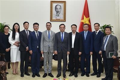 Phó Thủ tướng Trần Lưu Quang tiếp Phó Chủ tịch Huawei khu vực châu Á - Thái Bình Dương