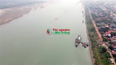 Phú Thọ: Khai thác cát vượt ranh giới, Công ty Quý Viên bị phạt 170 triệu đồng