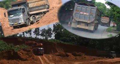 Phú Thọ: Phạt Công ty Hùng Mạnh 122 triệu đồng do khai thác khoáng sản ngoài ranh giới
