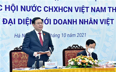 Quốc hội đồng hành ở mức cao nhất với cộng đồng doanh nghiệp để sớm phục hồi, phát triển