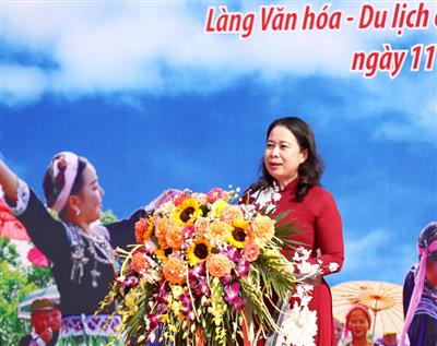 Quyền Chủ tịch Nước Võ Thị Ánh Xuân dự Ngày hội Sắc xuân trên mọi miền Tổ quốc năm 2023