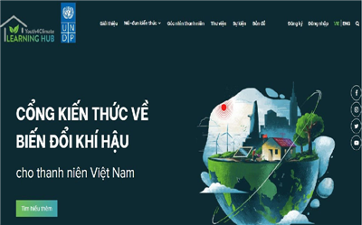 Ra mắt Cổng thông tin về biến đổi khí hậu cho thanh niên