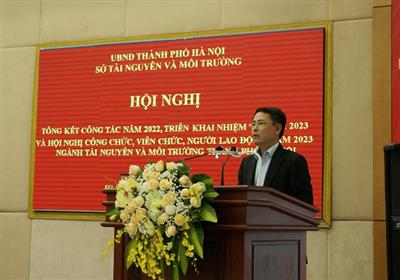 Sở TN&MT Thành phố Hà Nội tổng kết công tác năm 2022 và phát động phong trào thi đua năm 2023