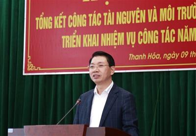 Sở TN&MT tỉnh Thanh Hóa tổng kết công tác năm 2023, triển khai nhiệm vụ trọng tâm năm 2024