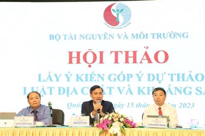 Sớm hoàn thiện dự thảo sửa đổi một số điều của Luật Địa chất và Khoáng sản