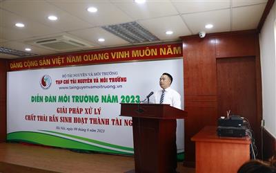 Tạp chí Tài nguyên và Môi trường tổ chức diễn đàn môi trường “Giải pháp xử lý chất thải rắn sinh hoạt thành tài nguyên”