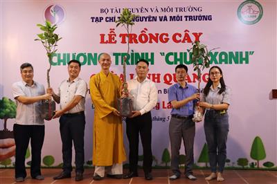 Tạp chí Tài nguyên và Môi trường trồng 663 cây tại chùa Linh Quang, Điện Biên