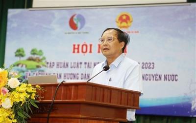 Tập huấn Luật Tài nguyên nước 2023 và các văn bản hướng dẫn thi hành Luật
