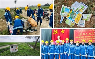 Thành phố Hà Tĩnh: Hiệu quả từ mô hình bể thu gom rác thải thuốc bảo vệ thực vật