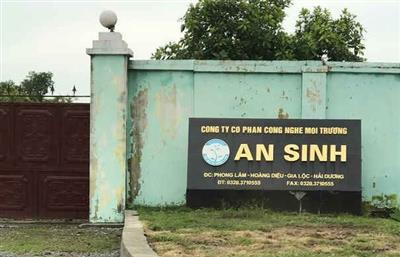 Thanh tra Bộ TN&MT xử phạt Công ty CP Công nghệ môi trường An Sinh hơn 1 tỷ đồng