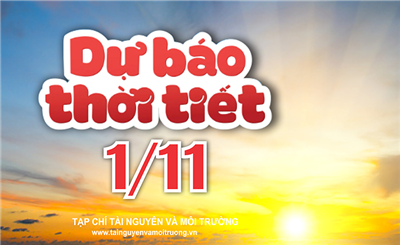 Thời tiết 1/11: Miền Bắc nắng nhẹ, miền Trung mưa lớn