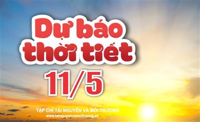 Thời tiết ngày 11/5: Hà Nội ngày nắng, chiều tối mưa to cục bộ