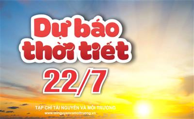 Thời tiết ngày 22/7: Bắc Bộ ngày nắng gián đoạn, chiều tối mưa to