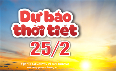 Thời tiết ngày 25/2: Miền Bắc mưa phùn, nhiệt độ hạ thấp