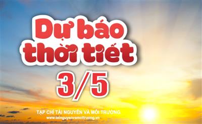 Thời tiết ngày 3/5: Hà Nội và các tỉnh miền Bắc có mưa to