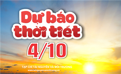 Thời tiết ngày 4/10: Bão Koinu có gió mạnh cấp 14, giật cấp 17