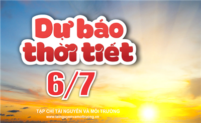 Thời tiết ngày 6/7: Bắc Bộ, Trung Bộ nắng nóng, Tây Nguyên, Nam Bộ mưa dông vào chiều tối