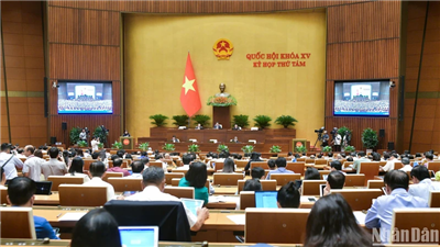 Thông cáo báo chí số 3 Kỳ họp thứ 8, Quốc hội khóa XV