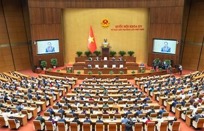 Thông qua 2 Nghị quyết về cơ cấu tổ chức của Chính phủ và cơ cấu số lượng thành viên Chính phủ