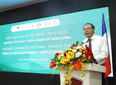 Thứ trưởng Bộ TN&MT Lê Công Thành dự "Diễn đàn Kinh tế Việt Nam - Pháp 2023"