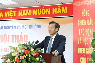Thứ trưởng Bộ TN&MT Trần Quý Kiên chủ trì Hội thảo lần thứ 2 lấy ý kiến góp ý Dự thảo Luật Địa chất và Khoáng sản