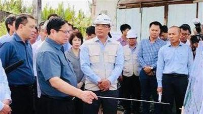 Thủ tướng khảo sát tuyến cao tốc Cần Thơ - Cà Mau đoạn qua Bạc Liêu