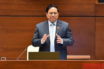 Thủ tướng Chính phủ Phạm Minh Chính trả lời chất vấn tại Kỳ họp thứ tư, Quốc hội khóa XV